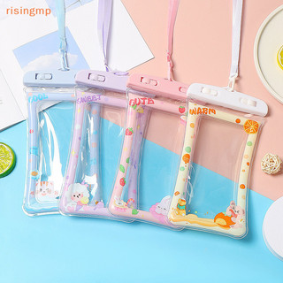 [Risingmp] Túi đựng điện thoại chống nước Túi bơi lặn trôi dạt Túi khô dưới nước Vỏ bọc cho điện thoại Thể thao dưới nước Bể bơi trượt tuyết 6 Inch