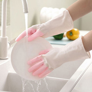 Găng tay rửa chén dày nhiều thông số kỹ thuật chống trượt in lòng bàn tay chống mài mòn và bền
