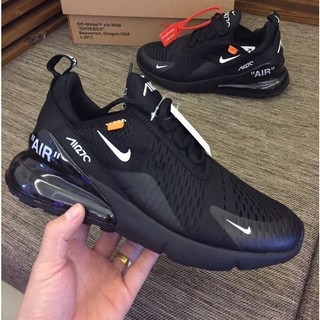 Giày thể thao thời trang Nam và Nữ OFF White x Air Max 270 Air Max 270 ukt9 Air Cushion Sneakers