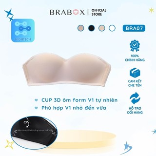 Áo bra quây, bra không dây viền silicon BRA07 BRABOX