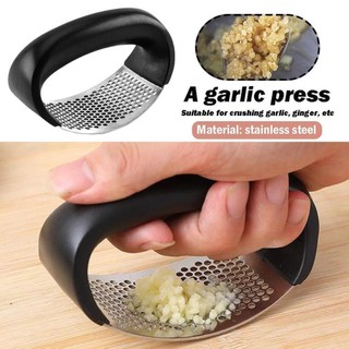 Máy ép tỏi bằng thép không gỉ Hướng dẫn sử dụng Máy làm tỏi Nhà bếp Hộ gia đình Đa chức năng Bóp T4H9
