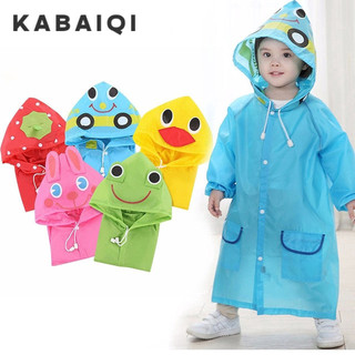 Popkozzi  Áo mưa trẻ em, áo mưa cho bé xuất Nhật hình thú vui nhộn cho bé 2-7 tuổi  1 Áo Mưa / Áo Mưa Chống Thấm Nước In Họa Tiết Hoạt Hình Động Vật