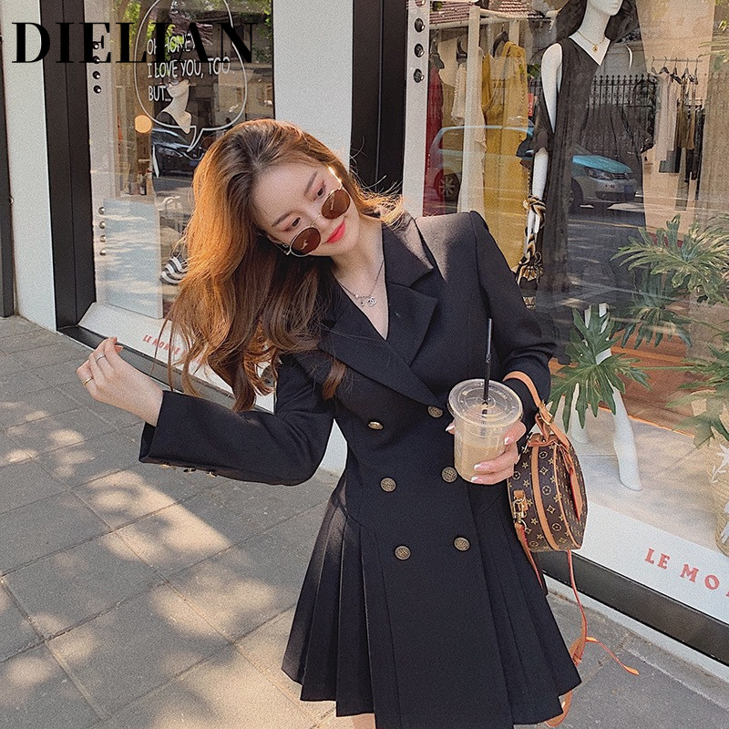DIELIAN blazer áo nữ blazer áo vest nữ Chất lượng cao chic unique INS WXW2470PQB 31Z240803