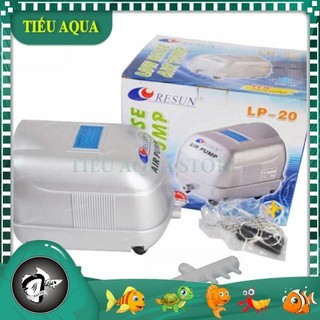 Máy sủi Oxy RESUN LP 20 - sủi êm như không tiếng động - sử dụng tốt cho dàn ~20 hồ