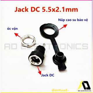 Giắc sạc nguồn DC 022B kích thước 5.5 x 2.1mm ( mã DC-022B)