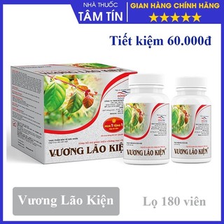 Vương Lão Kiện lọ 180 viên Giúp hỗ trợ giảm triệu chứng run chân tay