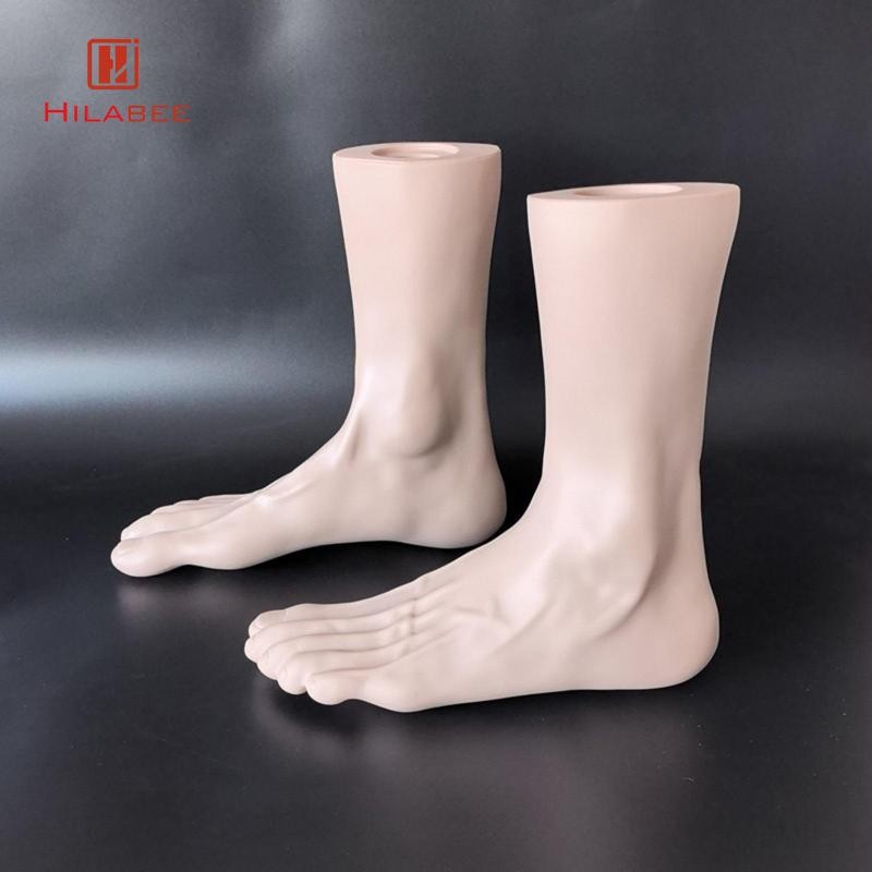 Pvc Mannequin Foot Shoes Displays Model Shoes Display Props Flat Bottom