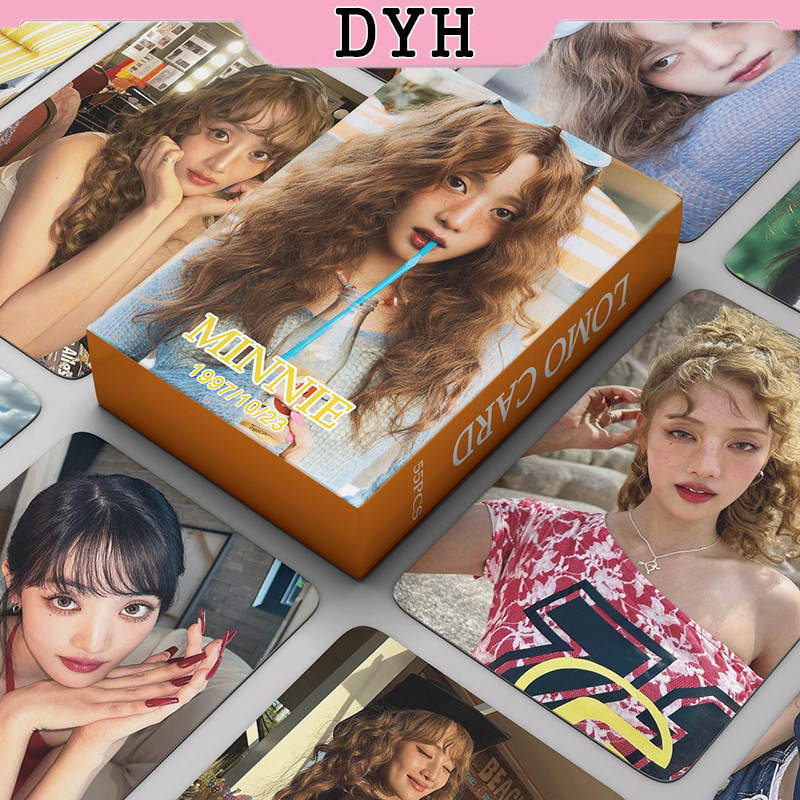 Dih 55 Cái / hộp (G) I-DLE MINNIE Photocards I SWAY Album KPOP LOMO Card Collection Card