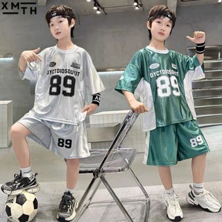  Bộ quần đùi áo cộc tay mùa hè cho bé trai 18-50kg. Sét hè đồ bộ mặc nhà cho trẻ em nam 6-14 tuổi mẫu số 89 chất cotton 