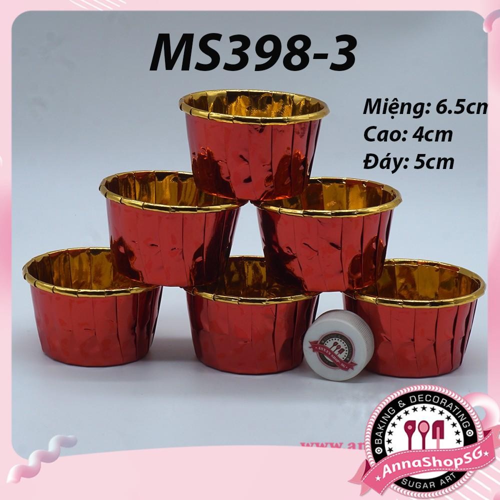 MS398-3 CUP GIẤY CỨNG ĐỎ 50CÁI