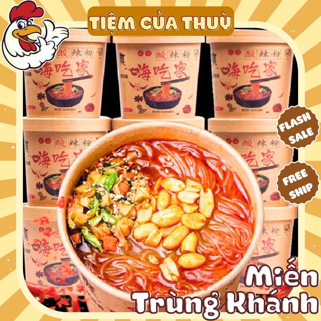 Miến Trùng Khánh Chua Cay Siêu Ngon 150G, Miến Lạnh Trùng Khánh Chua Cay