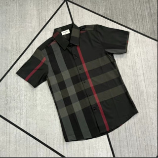 Áo sơ mi nam bbr cao cấp kẻ caro ngắn tay , hàng cao cấp , chất liệu cotton thô lạnh mịn thấm hút mồ hôi