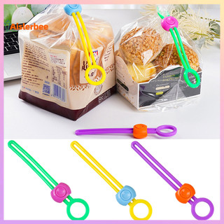 Aislerbee 2 Chiếc Dây Niêm Phong Lỗ Treo Kín Khí Độ Đàn Hồi Cao Cói Tốt Giữ Chặt Bảo Quản Thực Phẩm Chống Rò Rỉ Túi Sắc Nét Miệng Niêm Phong Dây Buộc Đồ Gia Đình