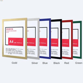 Khung giấy phép kinh doanh ghi chú dính từ tính A4/a3 Khung ảnh từ tính không cần đục lỗ Nhãn dán tệp từ tính Bán chạy