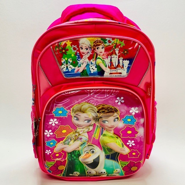 HÌNH THẬT Ba lô đi học cho bé gái cấp 1 hình công chúa Elsa - Vstyle (Có sẵn)