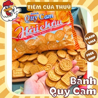 Bánh Quy Cam Hải Châu 130G, Bánh Quy Hương Cam Tuổi Thơ, Tiệm ăn vặt Thuỳ Bùi