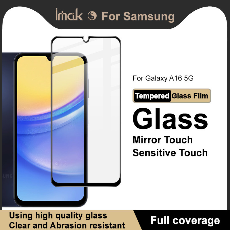 Imak cho Samsung Galaxy A16 5G Kính cường lực Full Keo dán bảo vệ màn hình