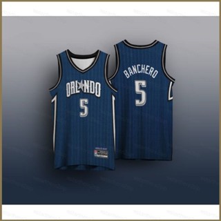 Qy Magic Jersey Banchero Bóng Rổ Thể Thao Áo Unisex Người Hâm Mộ Phiên Bản Plus Kích Thước