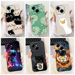 Tecno Spark Go 1 Dễ Thương Phi Hành Gia Mèo Khủng Long Hoạt Hình Silicon Mềm Jelly Case Tecno Spark Go 2025 Go1 Vỏ Điện Thoại Bảo Vệ Ống Kính