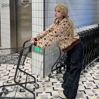  SOERVIMY Áo Khoác hoodie áo khoác nữ zip hoodie chic Thoải mái unique Popular WWY2490S3P 39Z240927 