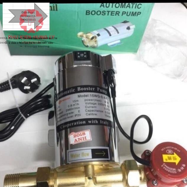 Máy bơm tăng áp mini-100w