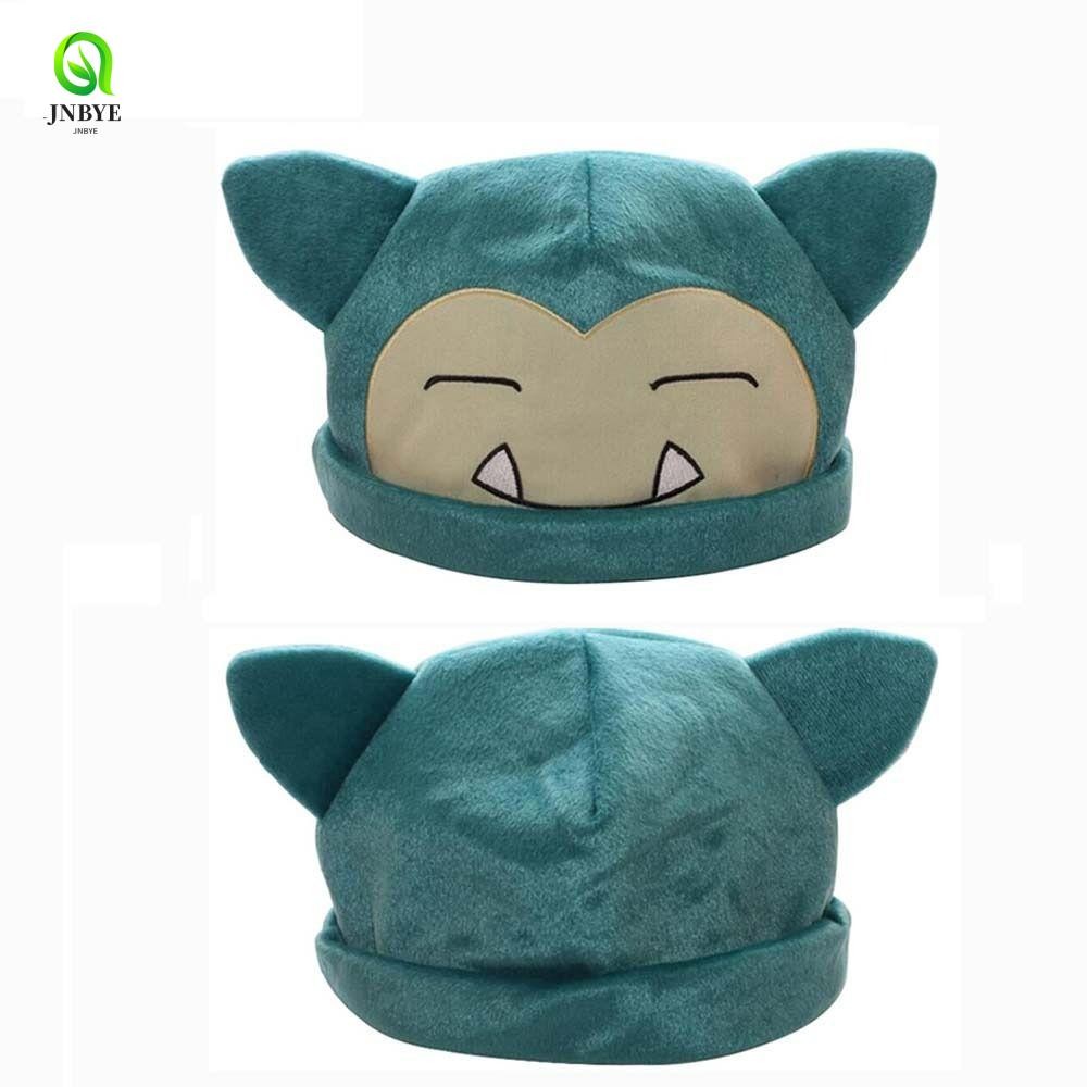 JNBYE Anime Pokemon Mũ Phụ Kiện Hoạt Hình Cosplay Mũ Anime Mũ Mùa Đông Ấm Mũ Mềm Nhồi Bông Sang Trọn