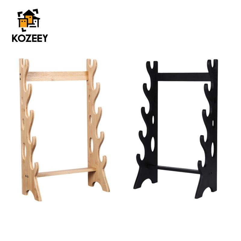 Giá đỡ trưng bày thanh kiếm KOZEEY Móc treo thanh kiếm thời trung cổ Giá đỡ sáo để bàn 5 lớp