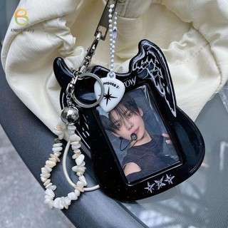 [kittenBaby-t] Hộp đựng thẻ ảnh hoạt hình Túi đựng thẻ Móc khóa Guitar Photocard Túi hình ảnh thần tượng dễ thương Vỏ bảo vệ Hộp đựng thẻ ảnh thần tượng [mới]