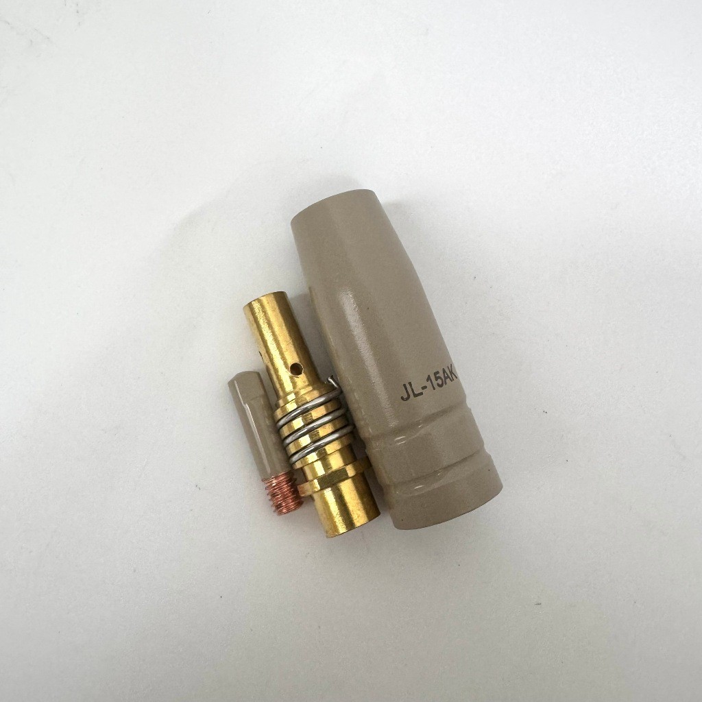 Combo Phụ Kiện Dùng Cho Mỏ Hàn Mig 15AK(1 Chụp JL-15AK, 1 Nối 15ak, 1 bép M6*25 chống dính)