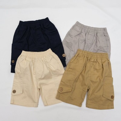 Quần kaki sooc 2 túi hộp Bé trai Quần kaki short LITIBABY size 6 đến 14 tuổi