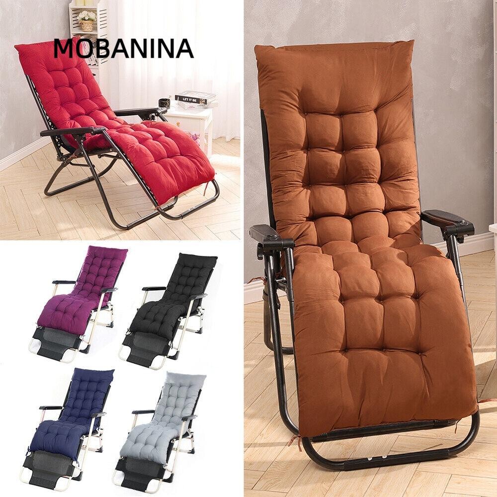 MOBANINA Đệm Ghế Bập bênh, Đệm tựa dài đa năng, Thảm lót ghế sau Đệm ghế Cotton dày ngoài trời