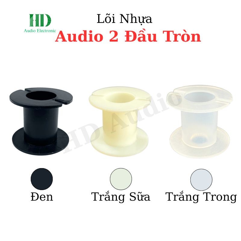 Lõi Nhựa Audio 2 Đầu Tròn Quấn Cuộn Cảm Phân Tần Loa Chịu Nhiệt Nhiều Màu - Linh Kiện HD Audio