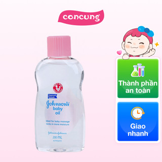 Dầu Massage và dưỡng ẩm Johnson Baby (200ml)