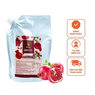    THÙNG 12 TÚI    SIRO LỰU DEDU ĐÀI LOAN 1KG 