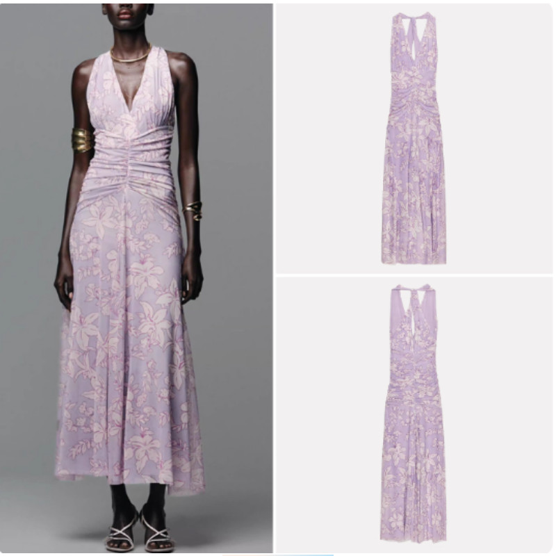 Dress Summer Lace Collar Mesh Fabric 5039/144