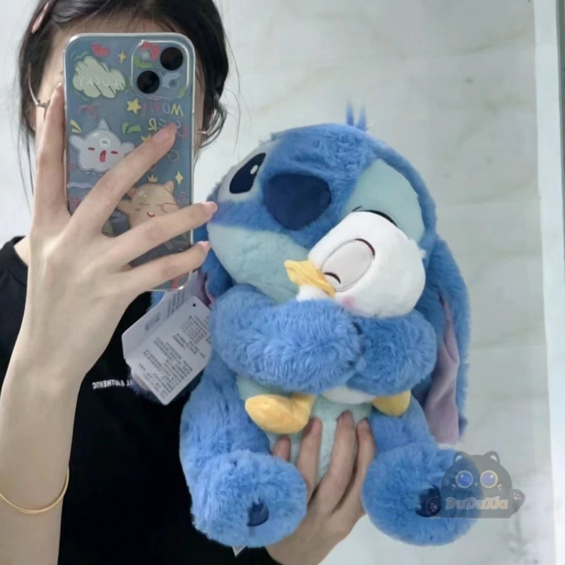 ❤️‍🔥Hàng tồn kho❤️‍🔥Disney Disney Phong Cách Mới Ôm Vịt Stitch Búp Bê Hoạt Hình Stitch Búp Bê Vịt Nh