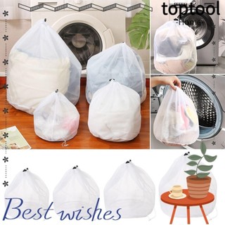 Toptool Túi Giặt Giặt Nylon Bền 4 Kích Cỡ Chăm Sóc Giặt