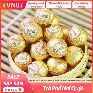 💎 sale 💎4 loại trà phổ nhĩ hảo hạng dạng viên - phổ nhĩ quýt loại 1 ảnh thật