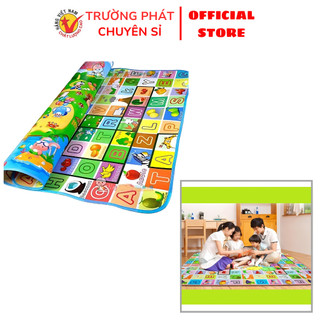 Thảm MABOSHI 2 mặt cho bé thông minh, Thảm chơi cho bé, Kích thước Nhiều màu