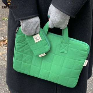 Túi đựng máy tính xách tay FUZOU Puffy, Hộp đựng máy tính bảng kẻ sọc di động, Túi bảo vệ máy tính xách tay nhẹ mềm đầy màu sắc dễ thương Phụ kiện máy tính xách tay