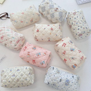 Hoạt Hình Mới Thỏ Sinh Viên Hộp Đựng Bút Chì Di Động Văn Phòng Phẩm Túi Bảo Quản Gấu Dễ Thương Đa Năng Nhỏ Túi Bảo Quản Thời Trang Cô Gái Di Động mini Túi Đựng Mỹ Phẩm Túi Trang Điểm