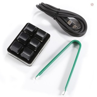 Bàn Phím Di Động 6 Phím Phím Phím Ngắn Bàn Phím Tùy Chỉnh USB PlugAndPlay Bàn Phím Bàn Phím Cơ