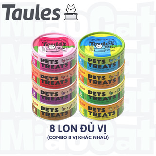 Combo pate taules lon 85g mix đủ vị cho mèo