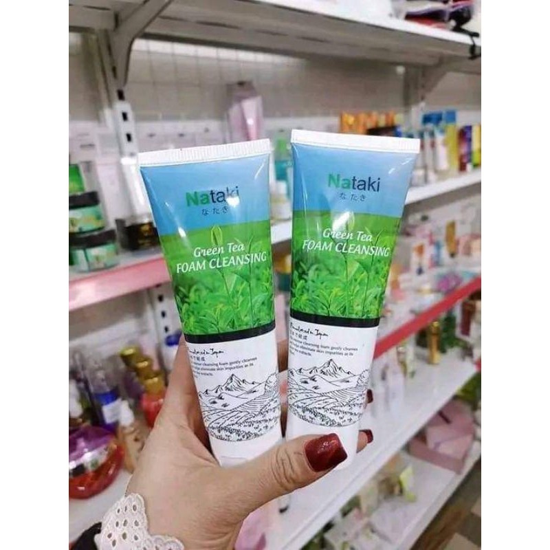 Sữa Rửa Mặt NATAKI Green Tea