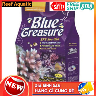 ( Túi chiết 1kg ) Muối cho bể cá biển, bể san hô Blue Treasure SPS Sea Salt - Muối bể nước mặn