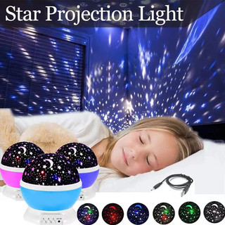 Đèn chiếu sao tự xoay led lãng mạn đầy sao bầu trời thiên hà đèn chiếu sao ánh sáng trang trí phòng ngủ món quà ý nghĩa