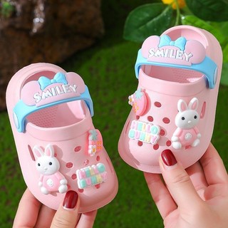 Phong Cách Mới Trẻ Em eva Lỗ Giày Mùa Hè Dễ Thương Bé Trai Bé Gái Mặc Ngoài Trời Chống Trơn Trượt Trẻ Sơ Sinh Tập Đi Sandal Nhà Dép Slipp