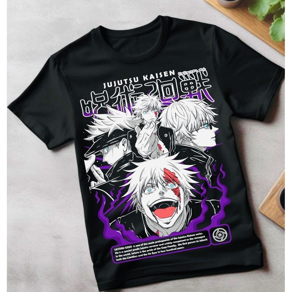 Jujutsu Kaisen Gojo Satoru, Áo Sơ Mi Giáng Sinh Manga Áo Thun