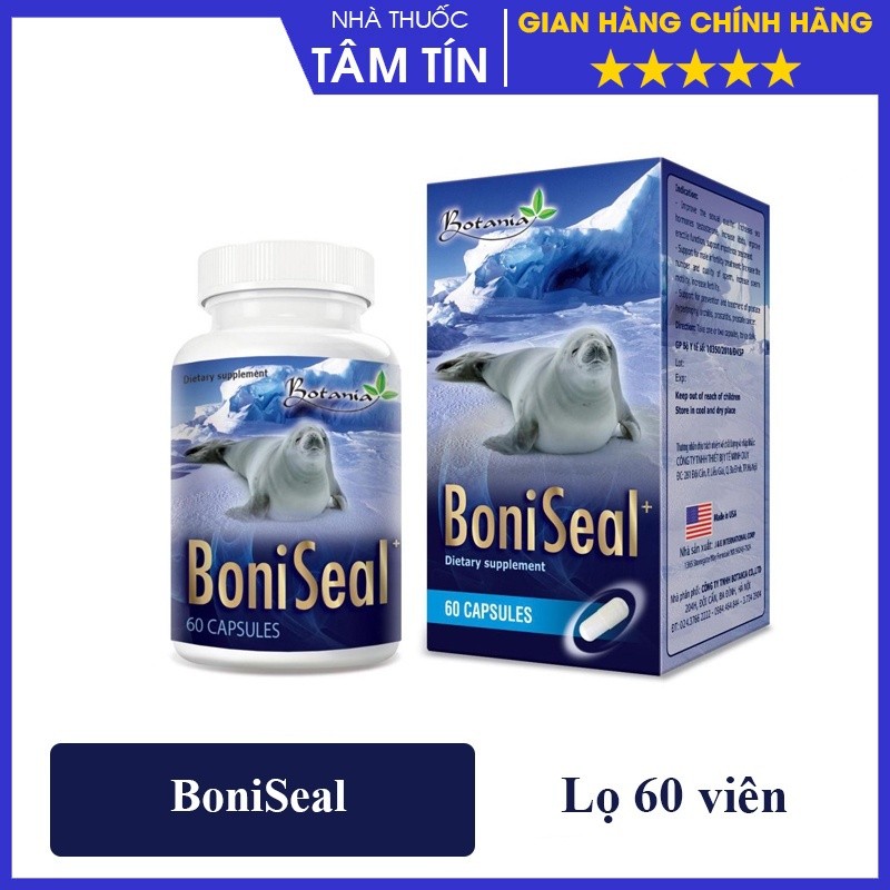 BoniSeal (Hộp 60 viên) - Giúp bổ thận, tăng cường sức khỏe
