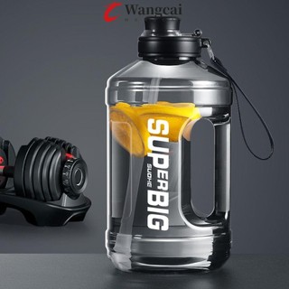  Wangcai Bình Nước Thể Thao Ấm Siêu Tốc Nước Nam Dung Tích Lớn 1.6L   2.6L Tay Cầm Hiệu Chuẩn Chính Xác Ống Hút Thực Phẩm Tập Gym Đi Xe Đạp Cốc Cắm Trại 